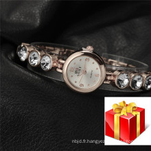 Accessoires de mariage et de soirée de haute qualité Bracelet en cristal Bracelet Montres-bracelets Femme